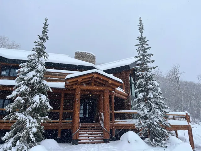 A snowy welcome