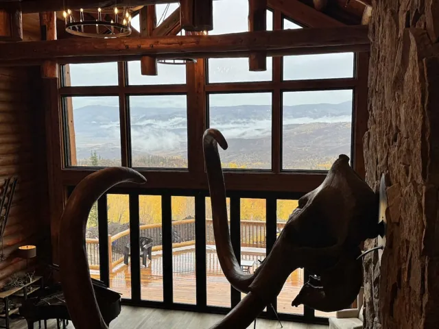 Mountain views from the great room